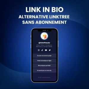 Template Link in Bio - Alternative Linktree sans abonnement