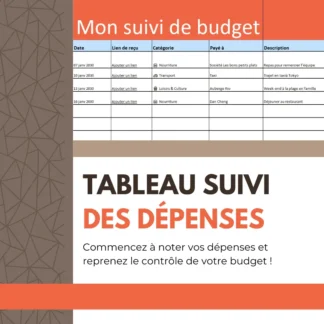 Suivi des dépenses mensuel