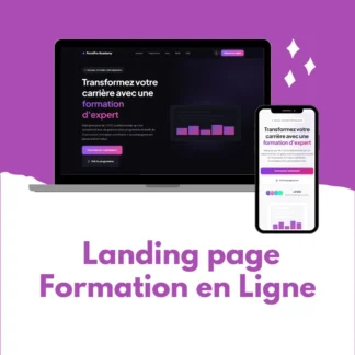 Landing page Formation en Ligne