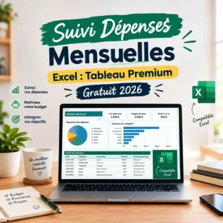 suivi dépenses mensuelles excel