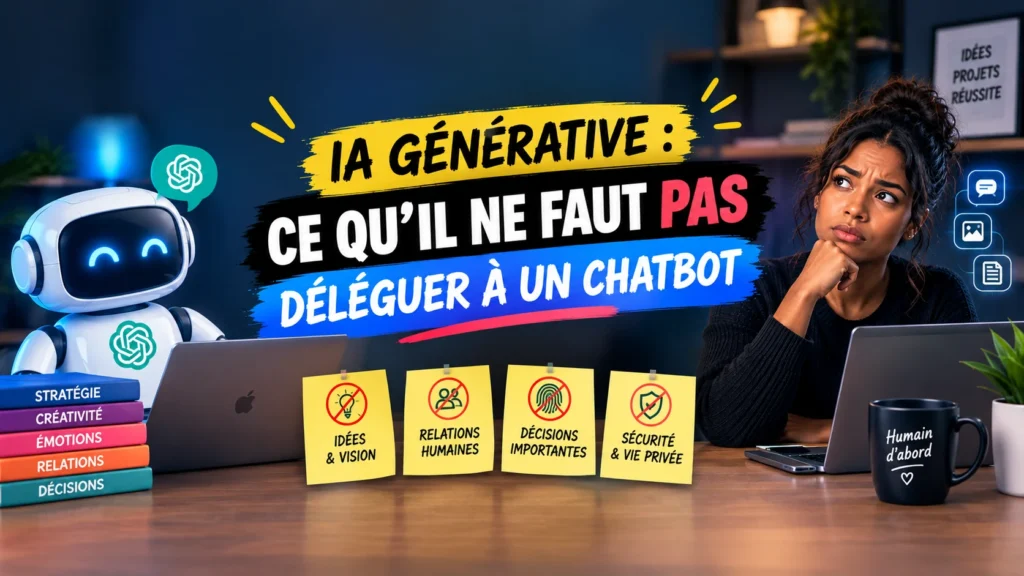 IA Générative : Ce qu&rsquo;il ne faut pas déléguer en 2026