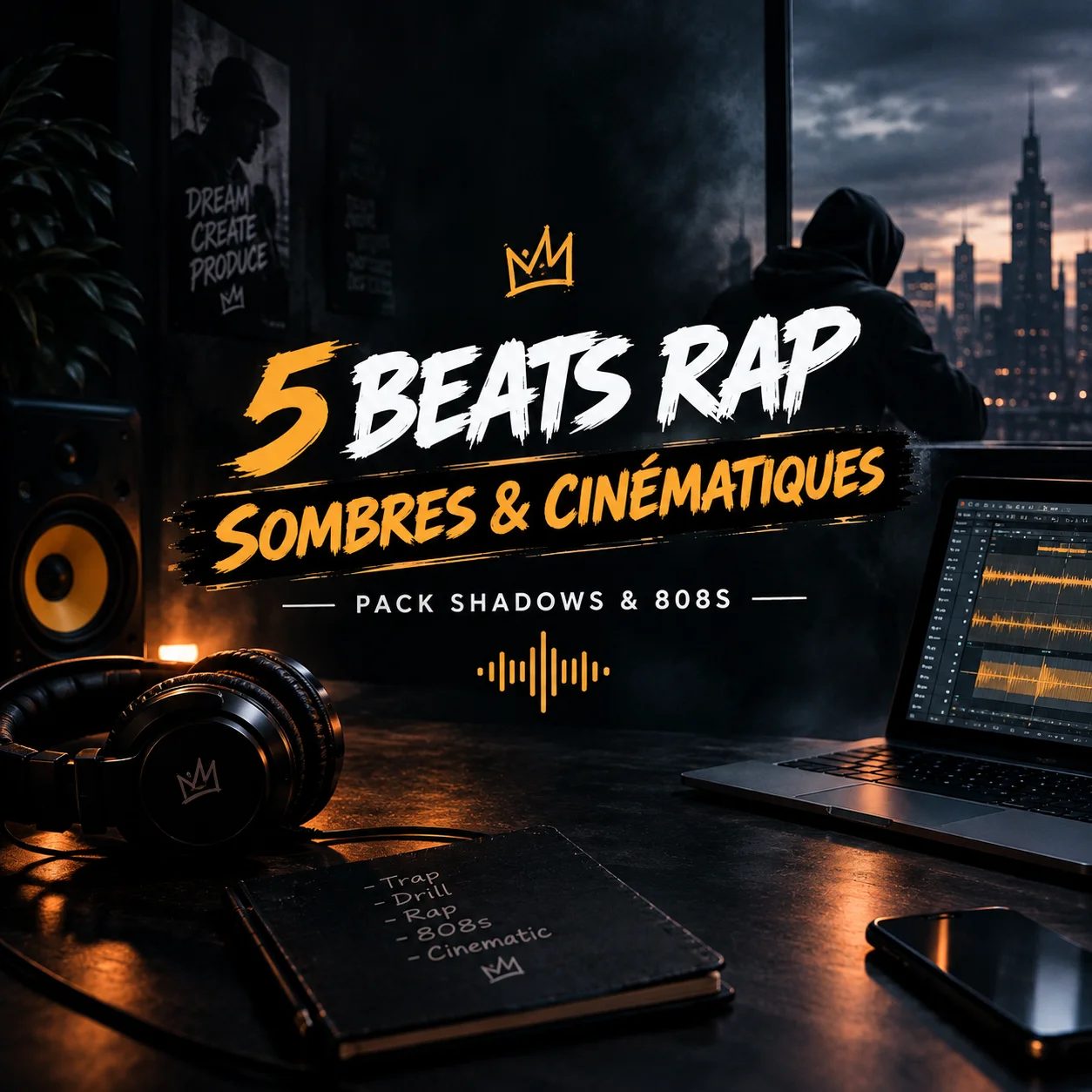 5 Beats Rap Sombres & Cinématiques
